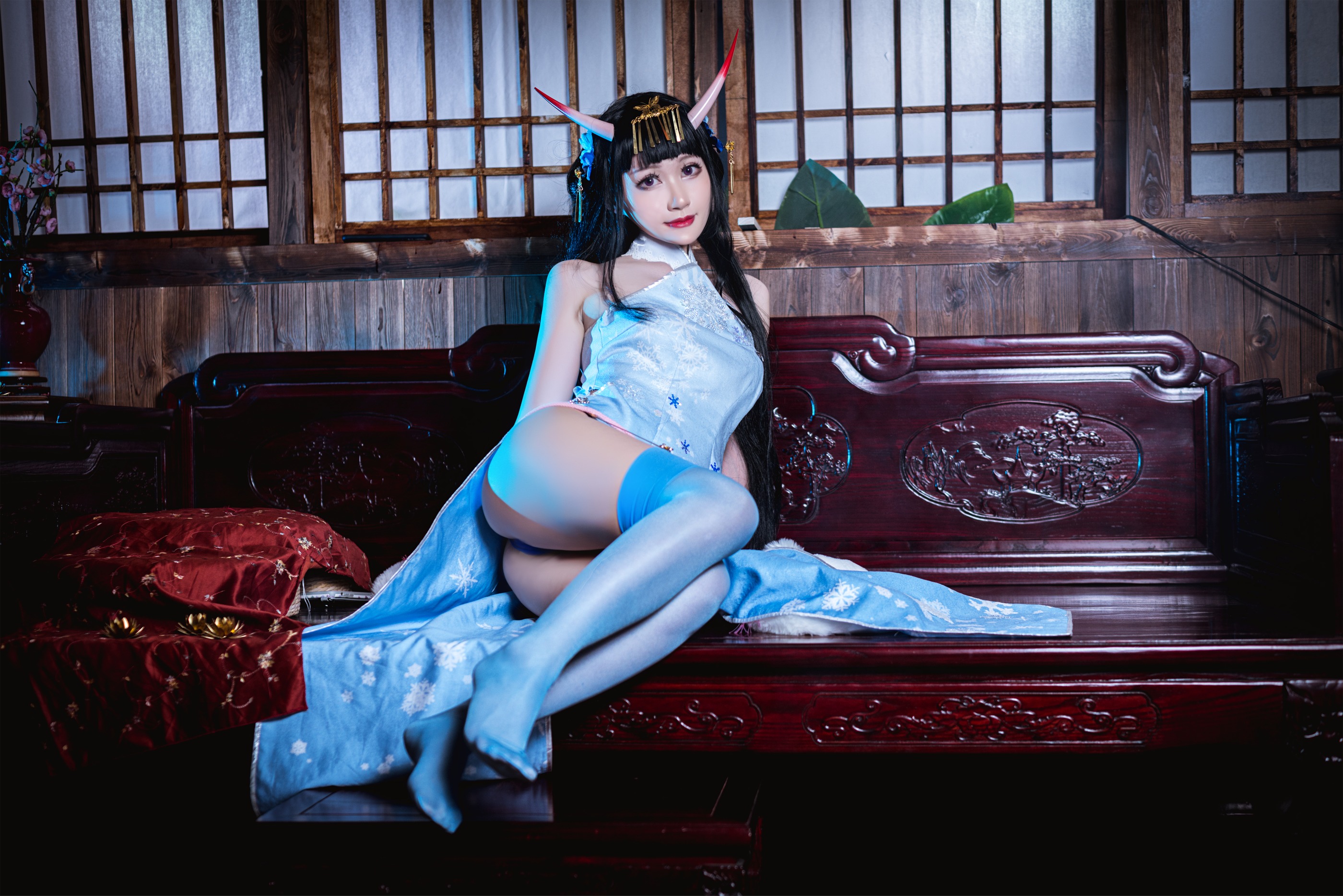 图片[1]-木之本果 – NO.009 花容本-能代-冬雪沁香[20P]-XikXak